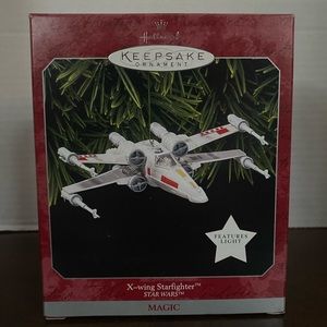 Collectible Hallmark Star Wars X-Wing Starfighter Ornament 1998